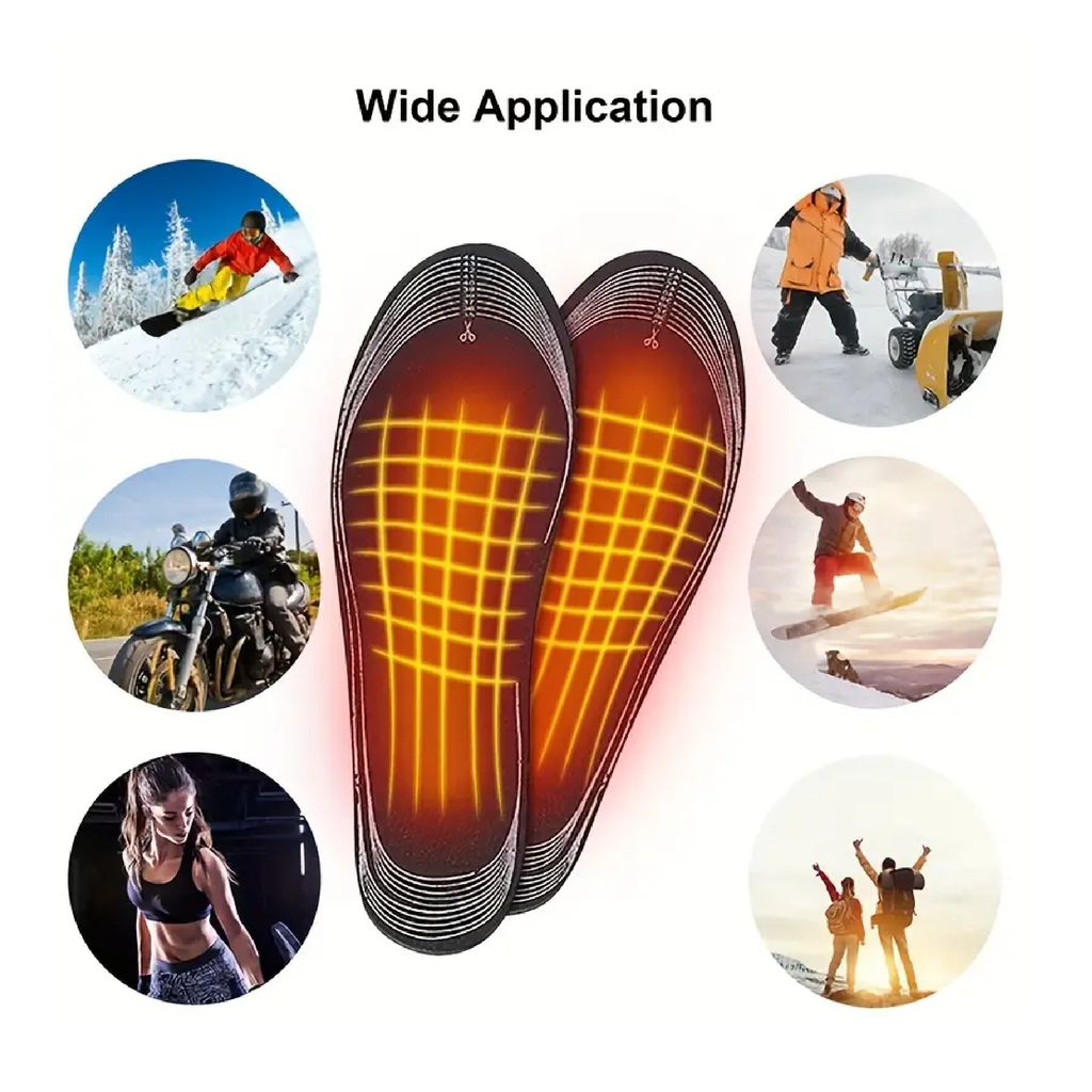 Usb Heated Shoe Insoles Electric Foot Warming Pad Feet Warmer Sock