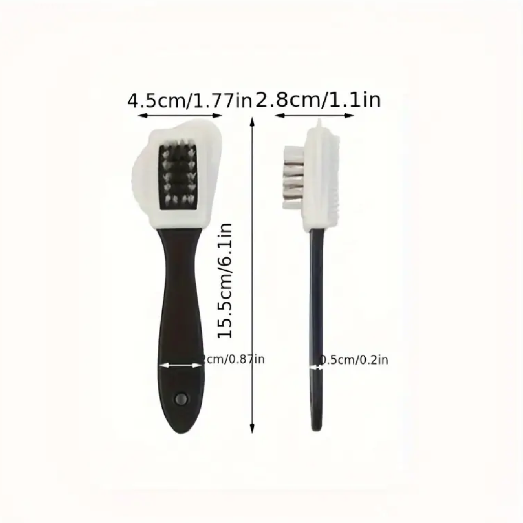 2PCS/Set Shoe Brush Shoe Cleaning Set, For Polishing, Cleaning And Buf