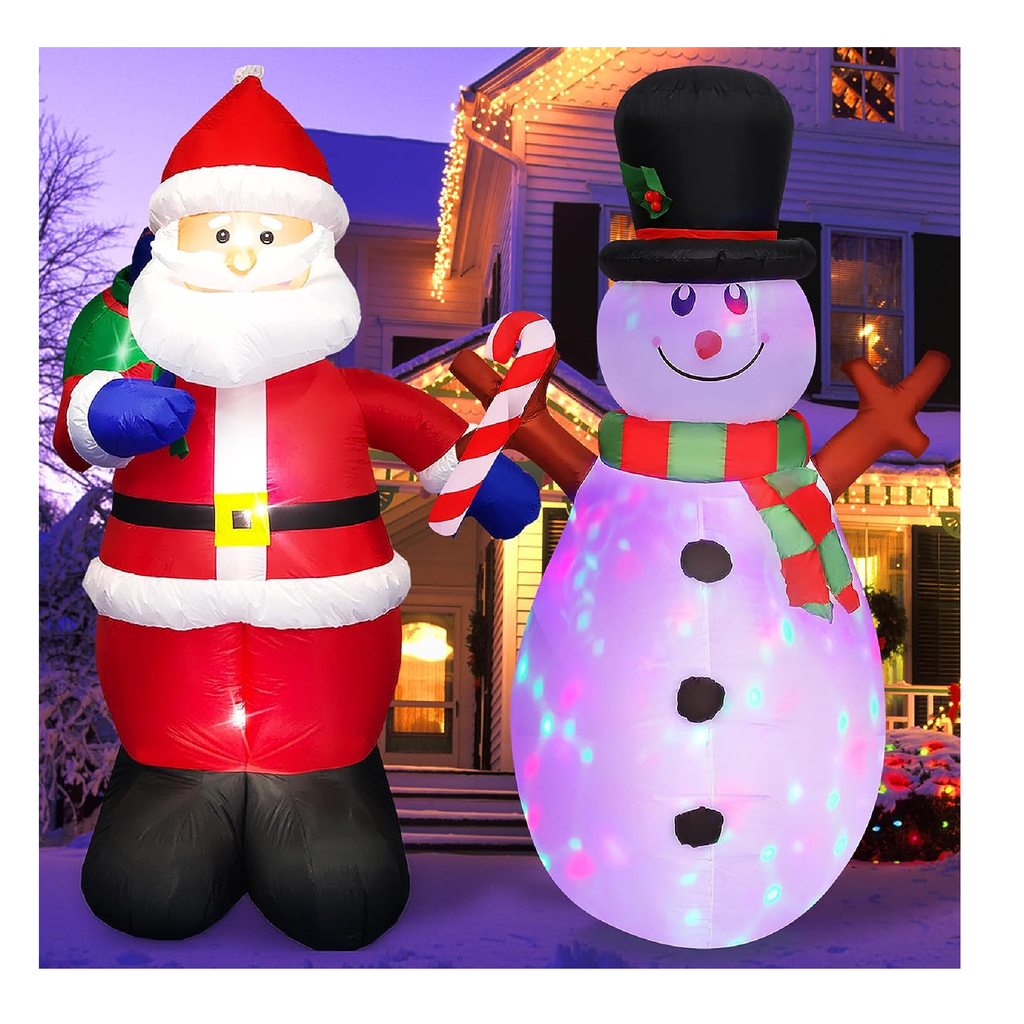 c&g outdoors 6 FT Christmas Inflatables Outdoor Penguin Christmas