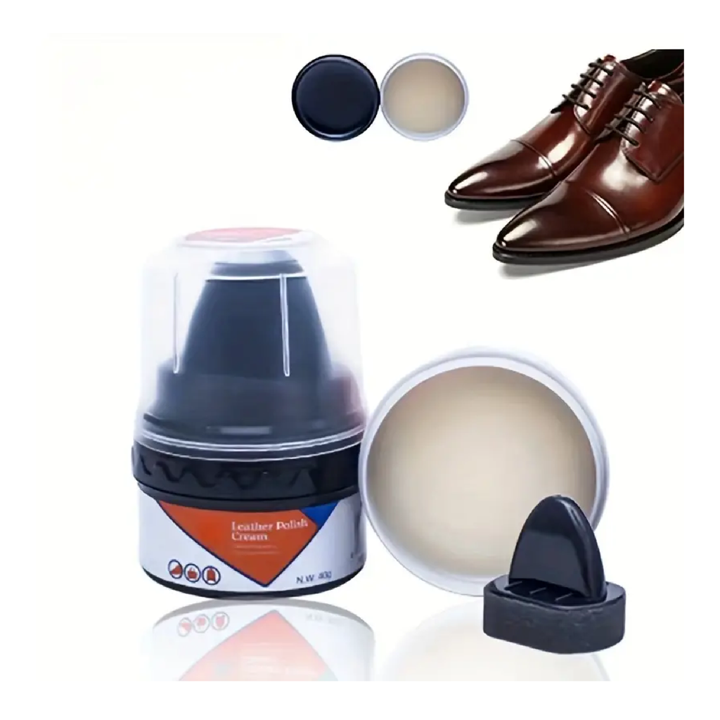  WBM Shoe Cream Polish, Professional Leather Polish for