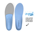 Superfeet All-Purpose Support Medium Arch Insoles (Blue) - Trim-To-Fit Orthotic Shoe Inserts