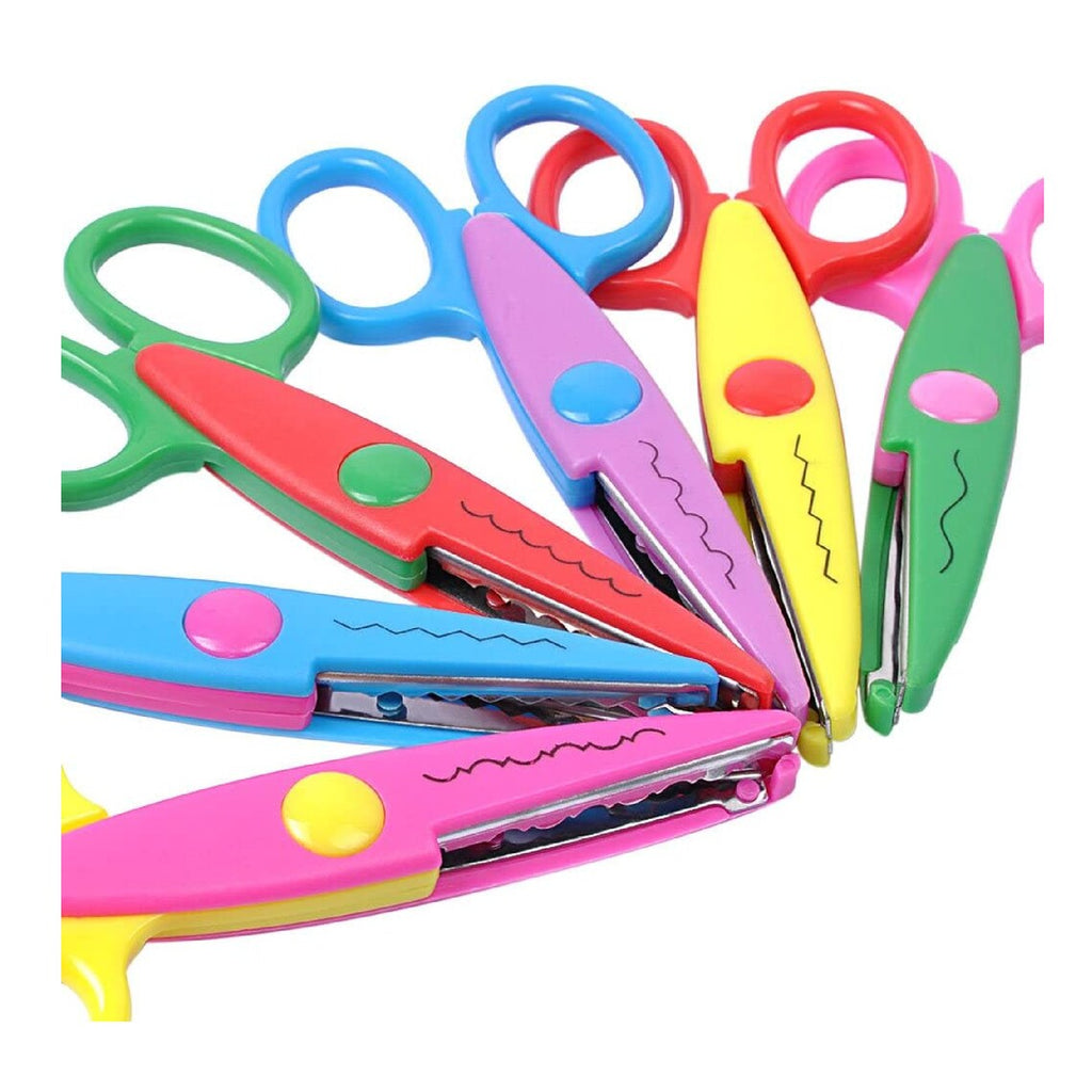 UCEC 6 Colorful Decorative Paper Edge Scissors Set