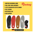 Pedag Plantar Fasciitis | German Made | Arch Support Orthotic Insoles Inserts for Men and Women