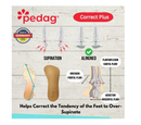 pedag Correct Plus | German Handmade 3/4 Length Wedge for Oversupinators