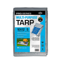 10' x 12' Waterproof Plastic Tarp 5.5 Mil Polyester Covering for Outdoor and Camping Use