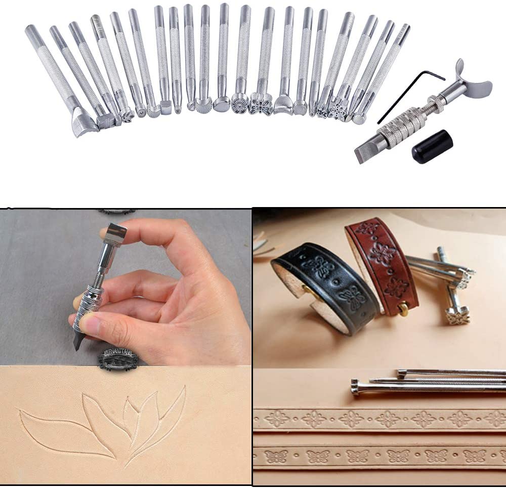 308pcs the Most Complete Leather Working Tool Set BUTUZE 52pcs Punch Cutter  Tools. 
