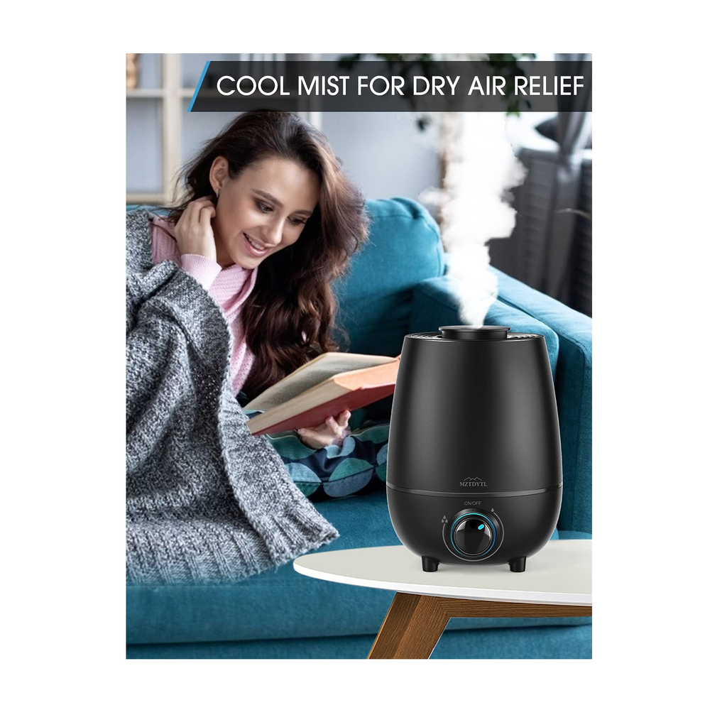 NEW Cool Mist Humidifiers for Bedroom Quiet | Top Fill Ultrasonic Humi