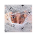 900 sqft Spider Webs Halloween Decorations Bonus with 30 Fake Spiders | Super Stretch Cobwebs for Halloween Decor