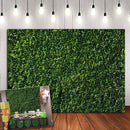 7x5FT Soft Fabric/Polyester Nature Spring 3D Green Leaves Theme Photo Background Wedding Birthday Party