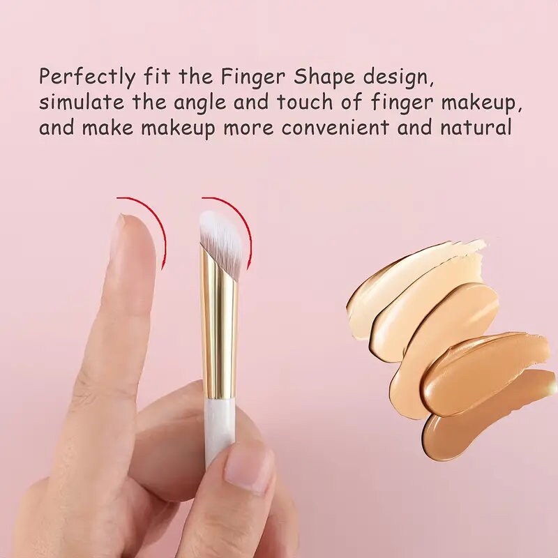 1Pc Angled Brush Make-up Brushes Thumb Shaped Brush Make Up Beauty Tools 