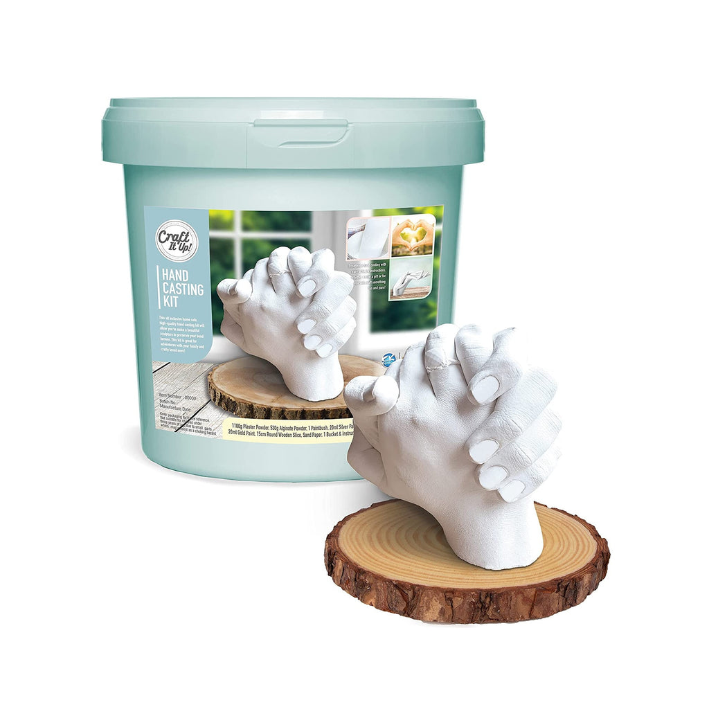 HomeBuddy Hand Casting Kit  Keepsake Hands Mold Kit with Powder Mixin