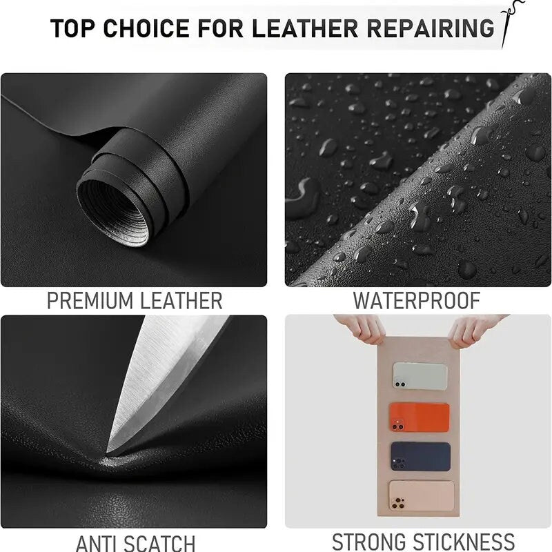 PU Leather Repair Patch Self-Adhesive Couch Patch Multicolor