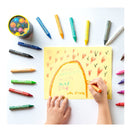 PLAYBEA 18 Colors Giant Crayons For Kids 2-4 Years | Non-Toxic Washable Crayons For Children Ages 4-8