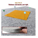 Wool Ironing Mat For Quilting | 60" x 22" Wool Ironing Mat For Sewing | Large Ironing Mat