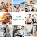 8 Pack Sublimation Tumblers bulk 20 oz Skinny | Stainless Steel Double Wall Insulated Straight Sublimation Tumbler Cups Blank White with Lid