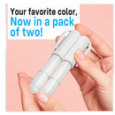 2 Pack | Fabric Chalk Markers For Sewing And Quilting | Refillable Chalk Pencils | White Sewing Chalk