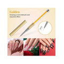 Nail Liner Brushes Set | Diamond Application | Sizes 5/7/9/11/20mm | 5 Units