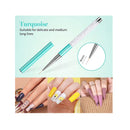 Nail Liner Brushes Set | Diamond Application | Sizes 5/7/9/11/20mm | 5 Units