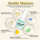 AZUREBEAUTY Dip Powder Liquid Set 15ml/0.5oz | 4+4Pcs Dipping Powder Base Top Coat, Activator, Brush Saver, Nail File Necessary Tools
