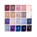 Beetles 20 Pcs Dip Powder Nail Kit | Girls Night Collection Dipping Powder Set Nude Gray Pink Blue Glitter | Color A-Girls Night
