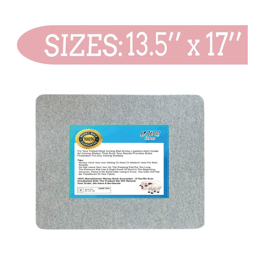 17x13.5 Wool Pressing Mat 100% New Zealand Felted Wool Ironing Mat Pad  Blanket