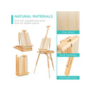 Best Choice Products French Easel | 32pc Beginners Kit Portable Wooden Folding Adjustable Sketch Box Artist Tripod