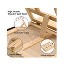 Painting Supplies Set | 49-Piece Watercolor Painting Kit with Adjustable Wooden Easel Box-24 Tubes