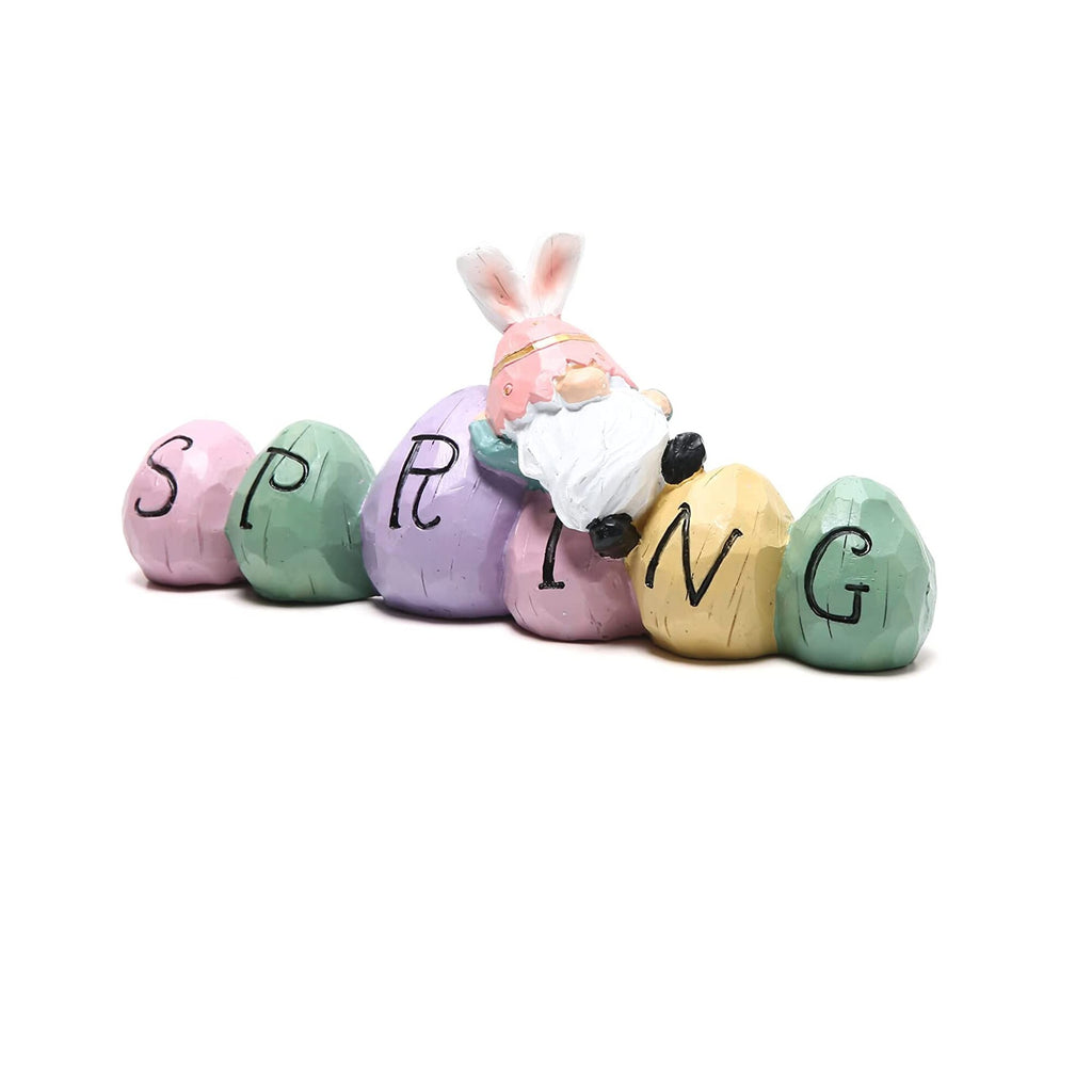 Hodao Easter Bunny Decorations Spring Home Decor Bunny Figurines