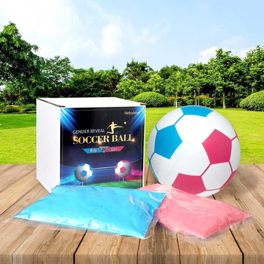 Gender Reveal Soccer Ball with Powder