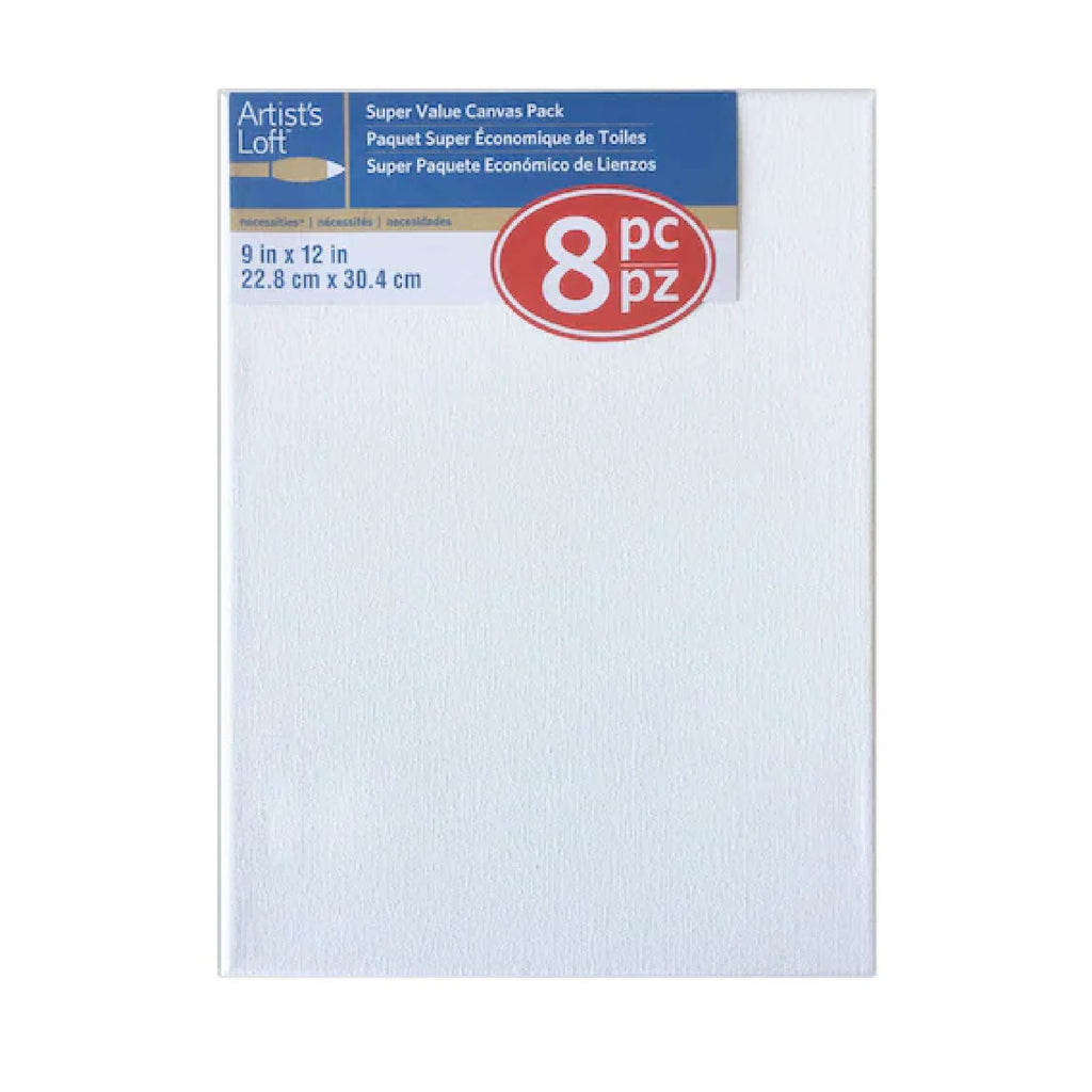 4 Packs: 6 ct. (24 total) 12 x 16 Super Value Canvas by Artist's