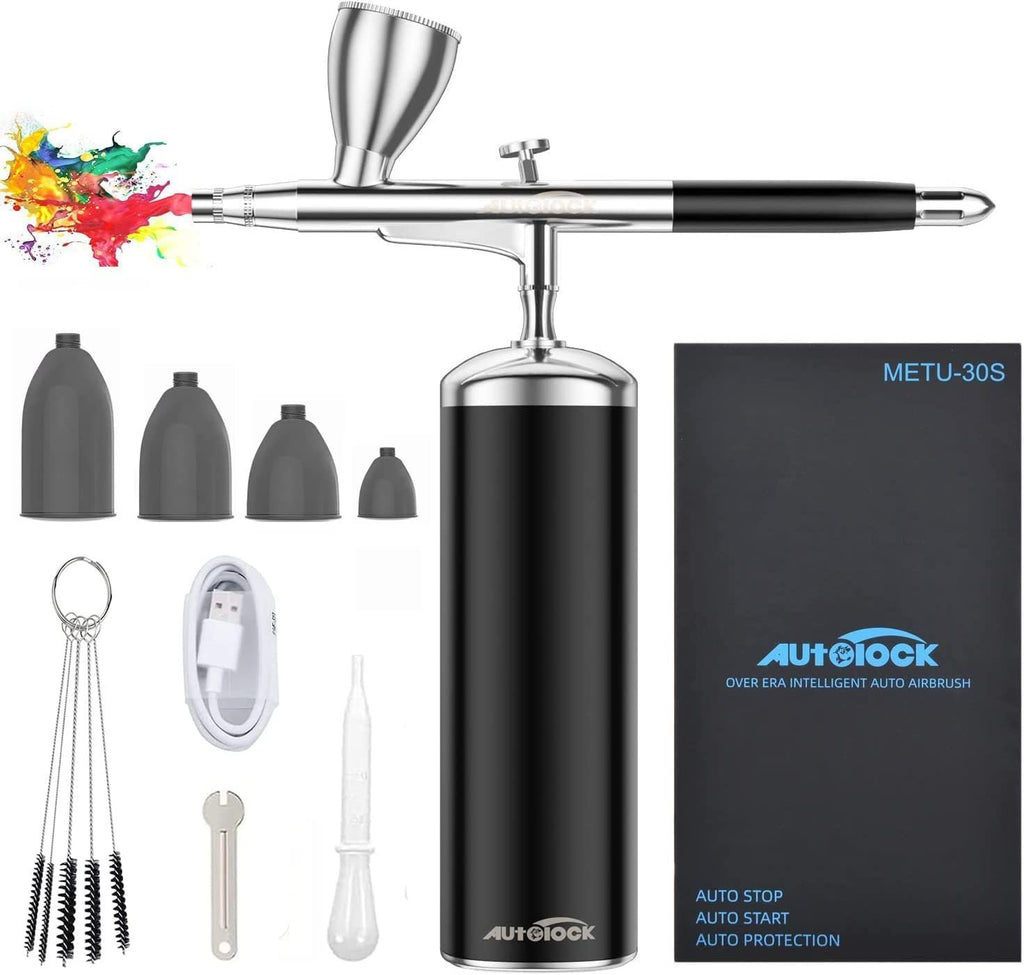 Airbrush Kit with Compressor, Cordless Portable Airbrush Kit