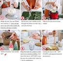 2PCS Candle Molds for Candle Making, MUHMU 3D Christmas Tree Shape Silicone Resin Epoxy Mould DIY Casting Aromatherapy Wax Candles