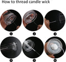 MILIVIXAY Cylinder Candle Mold Set-4PCS Pillar Candle Molds | Plastic Candle Molds for Candle Making-Candle Making Molds