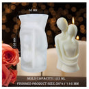 Silicone Couples Candle Mold 3D Hugging Couple Mold Body Art Resin Casting Mold For DIY Candle Making