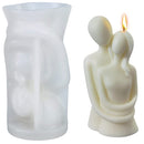 Silicone Couples Candle Mold 3D Hugging Couple Mold Body Art Resin Casting Mold For DIY Candle Making