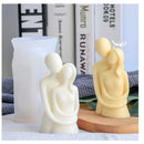 Silicone Couples Candle Mold 3D Hugging Couple Mold Body Art Resin Casting Mold For DIY Candle Making
