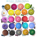 Hearth & Harbor Candle Dyes For Candle Making 24 Blocks Of Candle Wax Dye | Non-Toxic Supplies