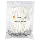 EricX Light 100 6 Inch Pre-Waxed Cotton Candle Wicks for Candle Making | DIY Candles