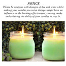 EricX Light 100 6 Inch Pre-Waxed Cotton Candle Wicks for Candle Making | DIY Candles