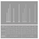 CandMak Candle Wick Kit | 60 Candle Wicks With Wick Stickers | Holders For Wicks And Labels For Candles | 4"+6"+8"