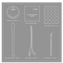 CandMak Candle Wick Kit | 60 Candle Wicks With Wick Stickers | Holders For Wicks And Labels For Candles | 4"+6"+8"