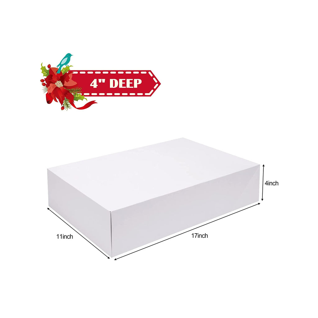 Hallmark Large Gift Boxes with Lids (12 X-Large Shirt Boxes for