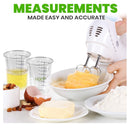 Disposable Measuring Cups for Resin | 20-Pack 8 oz Clear Plastic Measuring Cups for Epoxy Resin