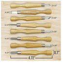 JJ CARE Wood Carving Kit with 8 Wood Carving Tools and 10 Wood Blocks For Kids and Adults | Carbon Steel Tools