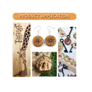 Genround Wood Burner | Professional 60W Wood Burning Kit Tool Upgraded Wood Burning Pen Kits