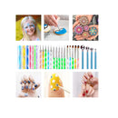 30 PCS Mandala Dotting Kit Mandala Dotting Tools and Stencils for Painting Rocks | Nail Dotting and Art Drawing Supplies