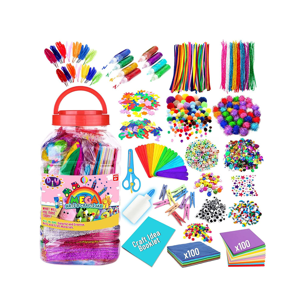 Arts and Crafts Supplies for Kids - Assorted Craft Art Supply Kit