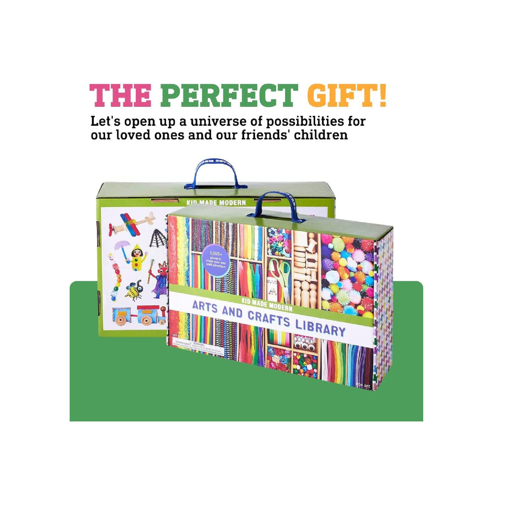 Kid Made Modern Arts and Crafts Supply Library 1000+ Piece Collect