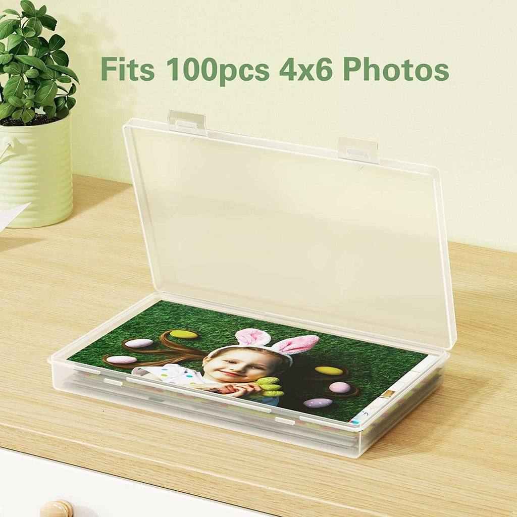 Photo Storage Box 4x6 18 Inner Extra Large Photo Case Large Photo Organizer  Acid-Free Photo