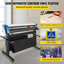 VEVOR Vinyl Cutter 53 Inch Vinyl Cutter Machine Semi-Automatic DIY Vinyl Printer Cutter Machine Manual Positioning Sign Cutting